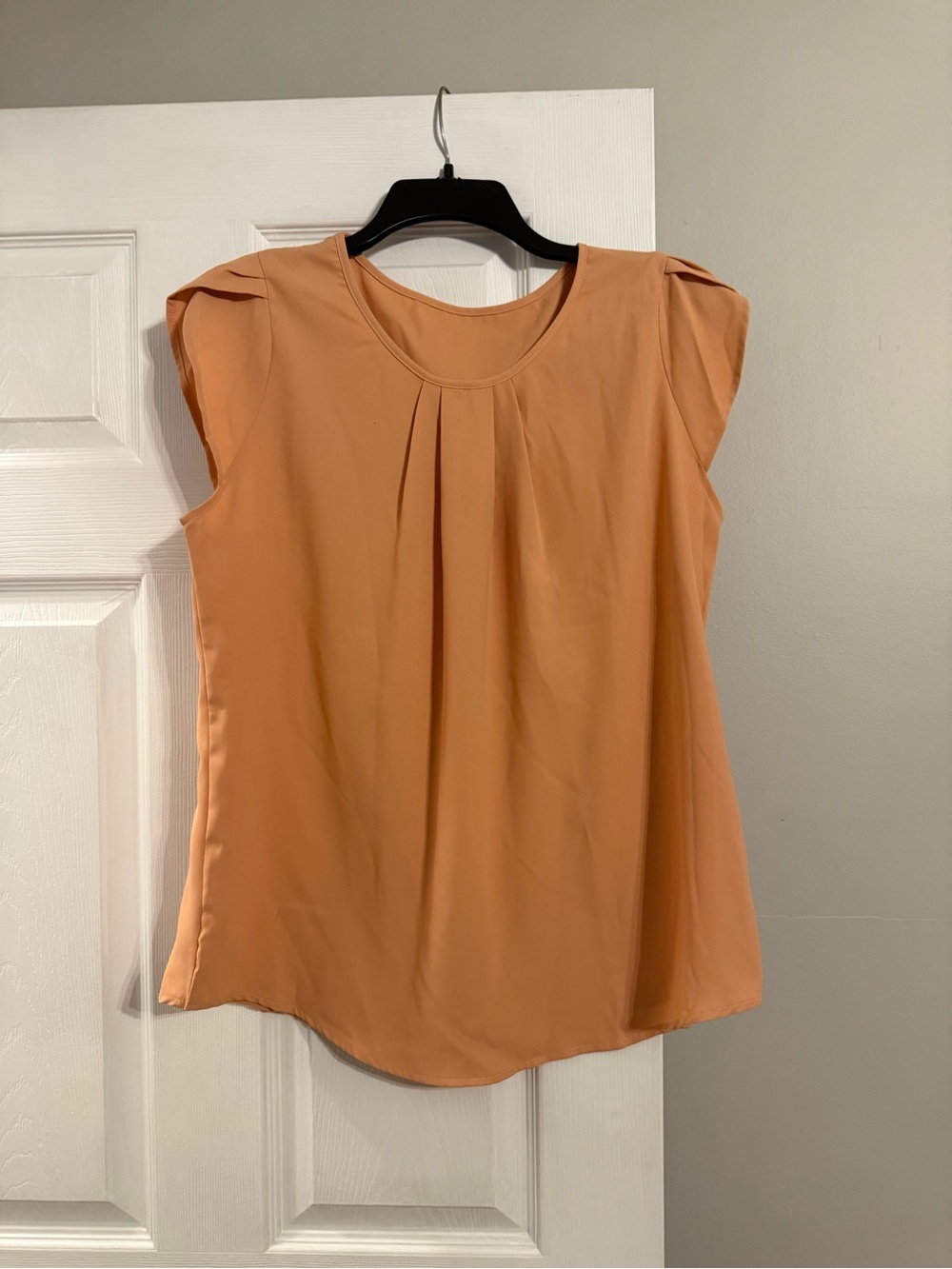 Peach Blouse Women’s Top
